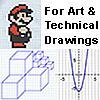graph pad suitable for art and technical drawings