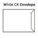 white c4 envelope
