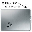 Wipe Clean Plastic Frame