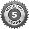 5 year warranty for board surface