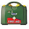 green first aid box
