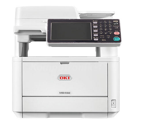 OKI MB492dn Mono Multifunction Laser Printer A4 Duplex Network Fax