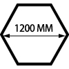 school table round 1200mm diameter