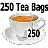 250 tea bags pack 